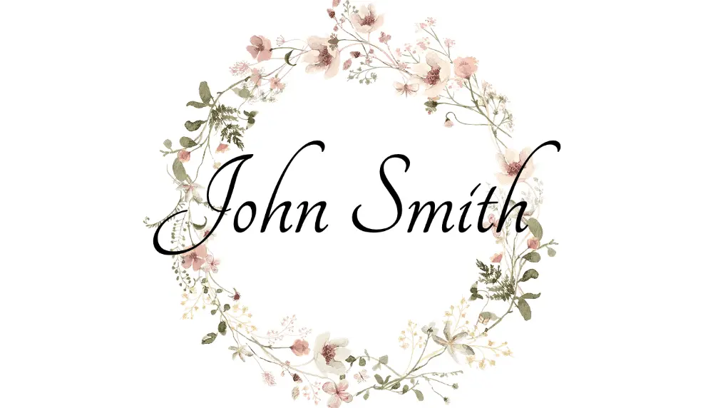 Wedding Floral Square Elegant preview